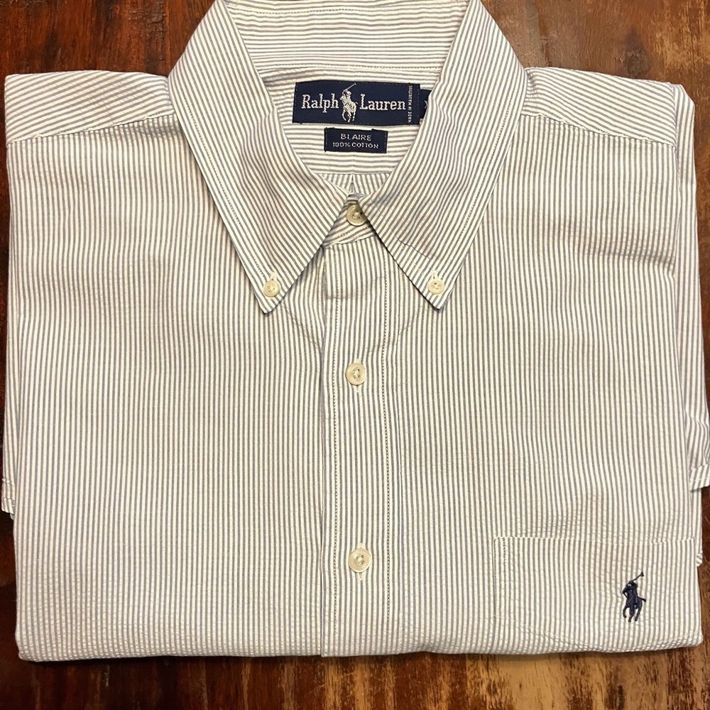 Ralph Lauren Blaire Short Sleeve Shirt XL